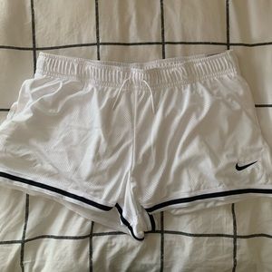 White Nike 2” Athletic Shorts (NWT)